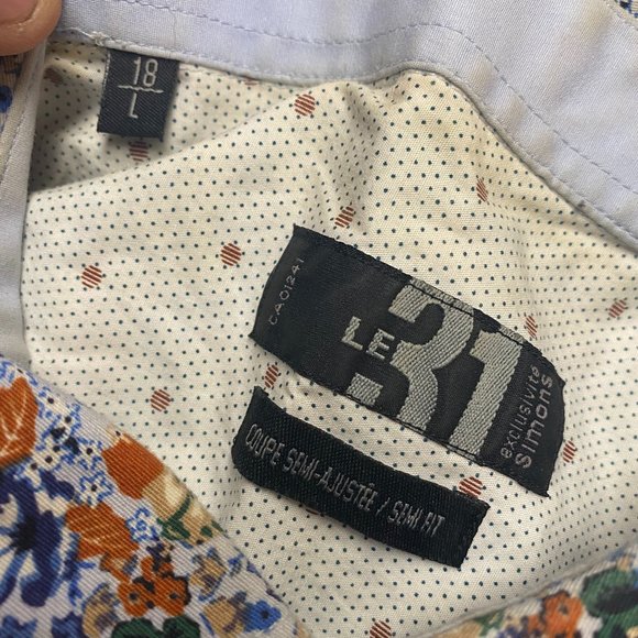 Floral Simons(Le 31) Semi-Fit (L) Shirt - Picture 2 of 5